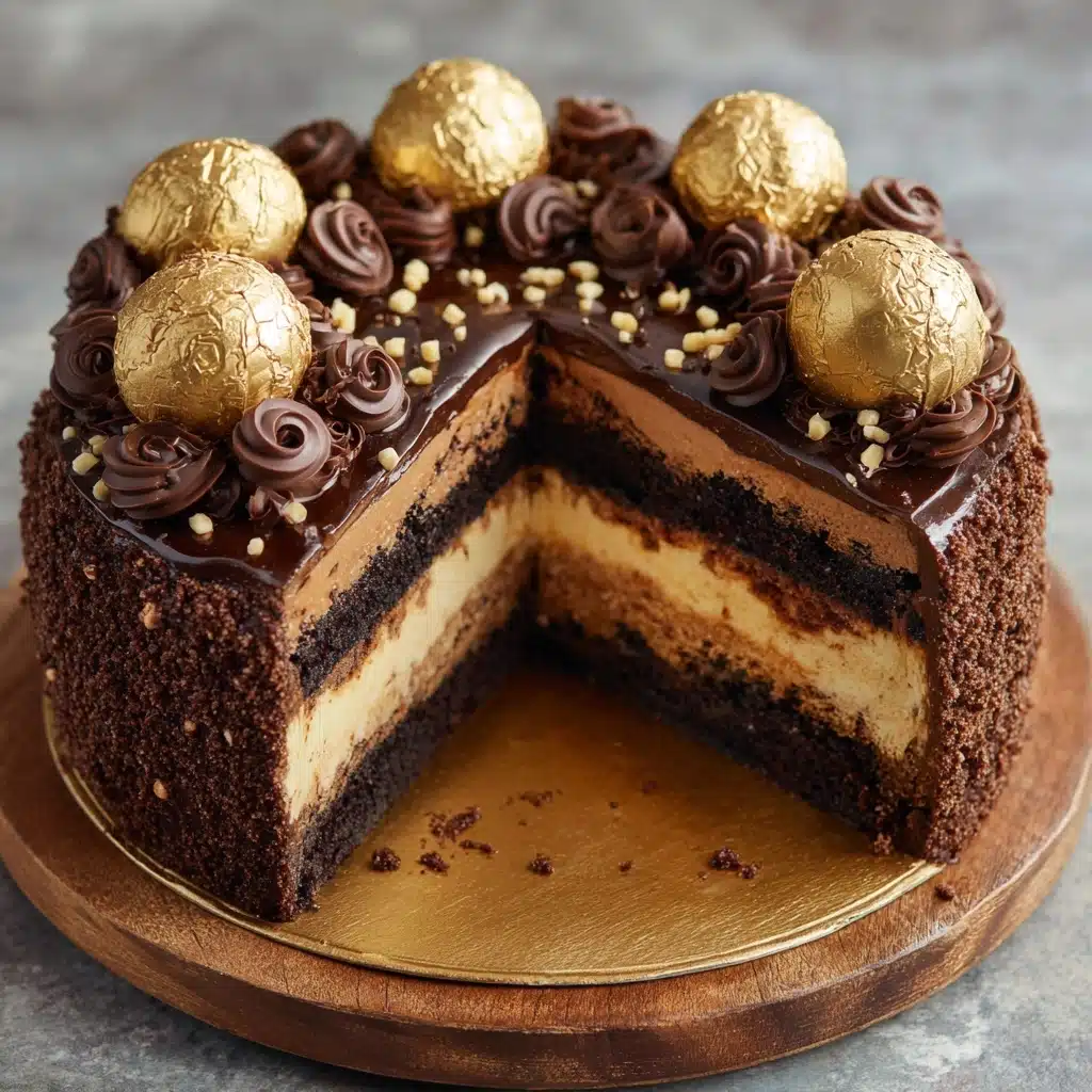 BEST Ferrero Rocher Cake Recipe - Recipe Image