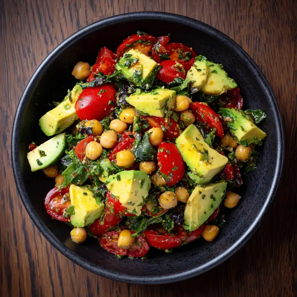 Mediterranean Chickpea and Avocado Salad Recipe