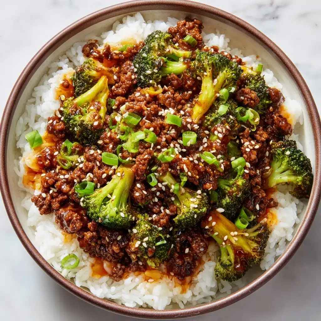 Teriyaki Ground Beef & Broccoli Bowl Recipe - Recipe Image