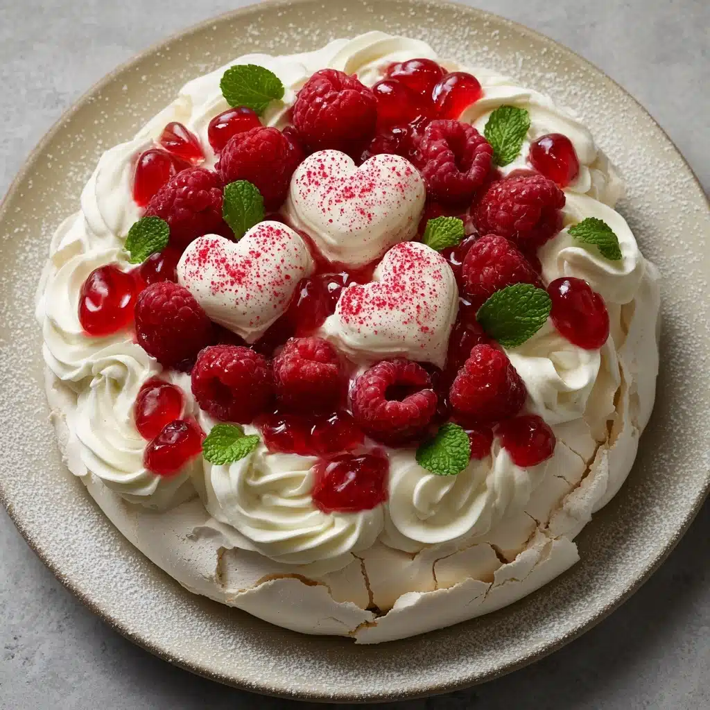 Heart-Shaped Pavlova Recipe - Recipe Image