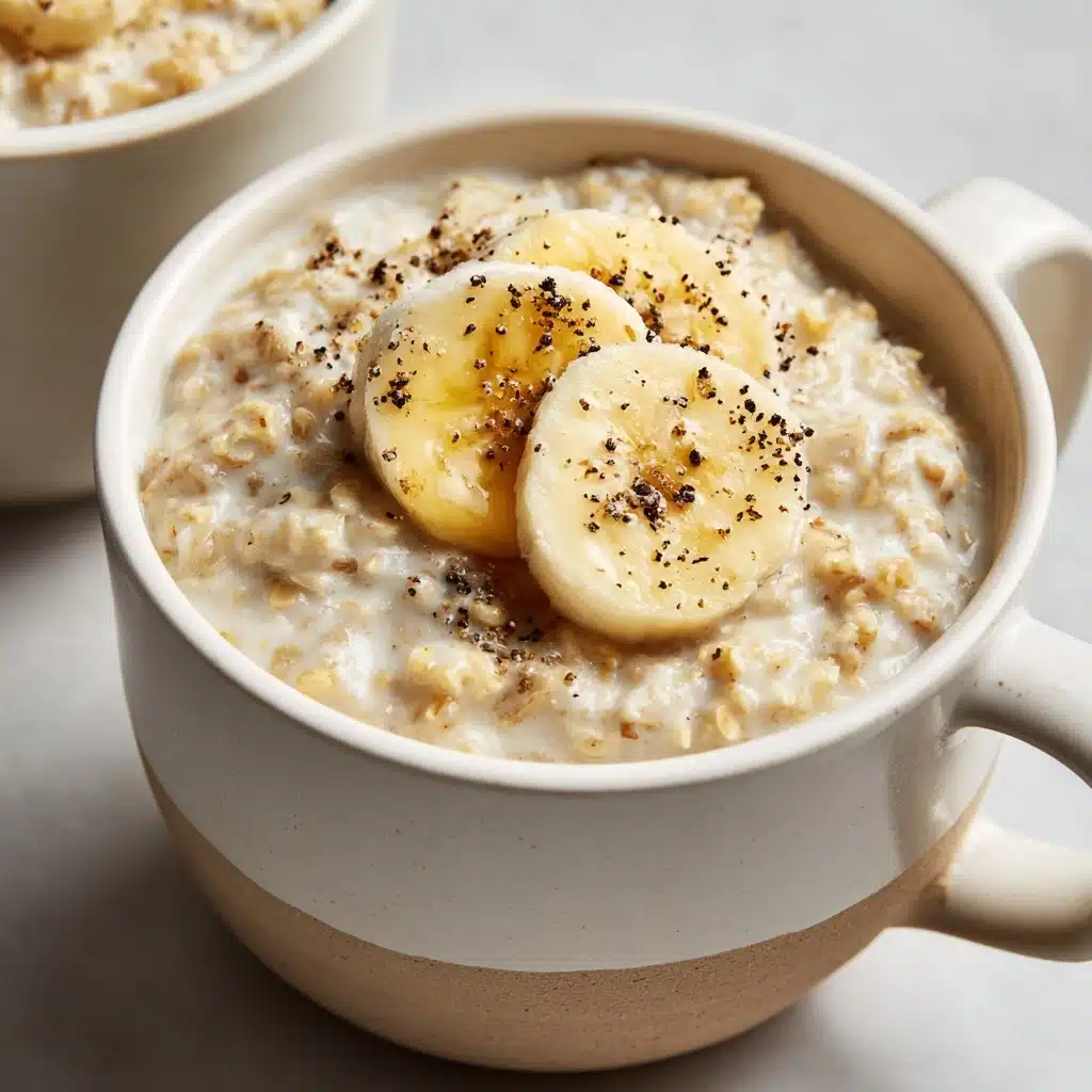 Banana Oatmeal Mug Dessert Recipe - Recipe Image