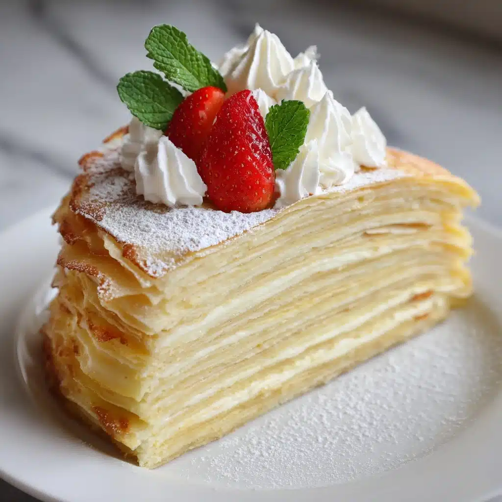 Lemon Crepe Cake (Basbousa) Recipe - Recipe Image