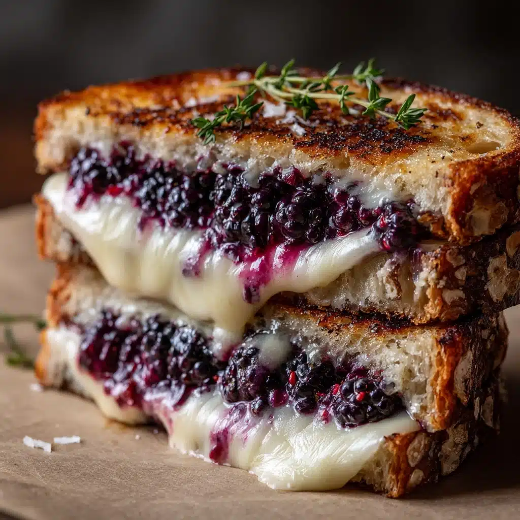 Balsamic Blackberry Bliss Grilled Cheese Recipe