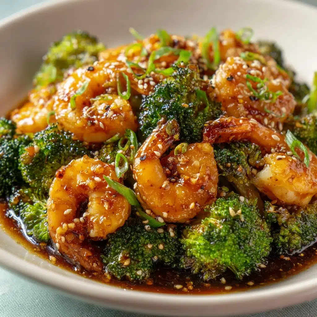 Honey Garlic Shrimp, Sausage & Broccoli Recipe - Recipe Image