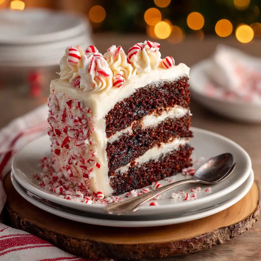 Festive Peppermint Cake Recipe - Recipe Image