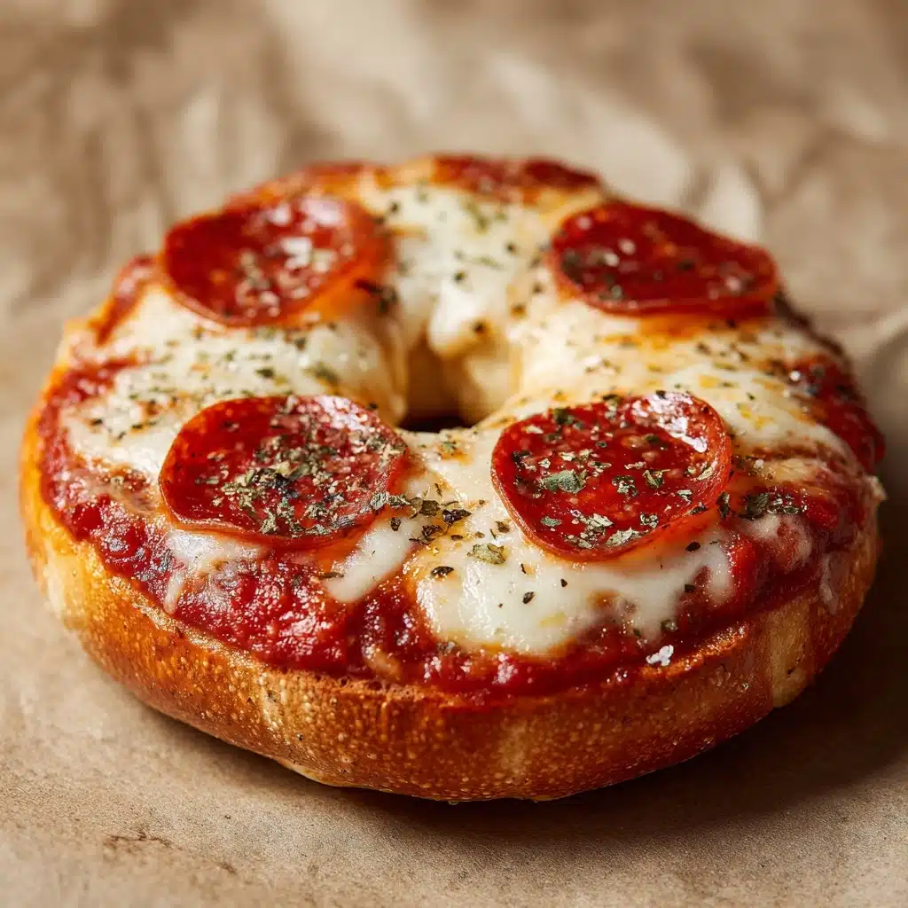 Easy Homemade Pizza Bagels Recipe - Recipe Image