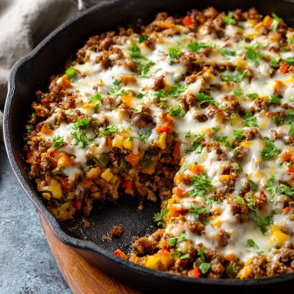 Ground Turkey Pepper Skillet Recipe - Recipe Image