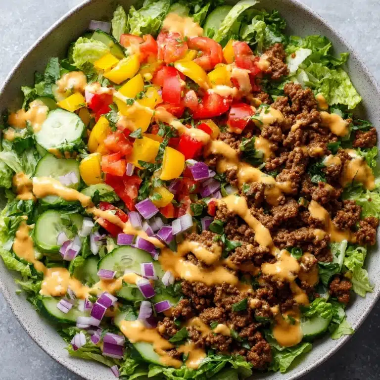 Keto Big Mac Salad Recipe