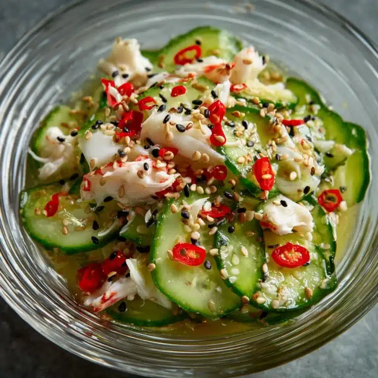 Easy California Roll Cucumber Salad Recipe
