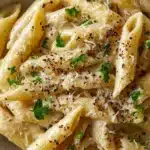 Creamy Garlic Penne Pasta Recipe