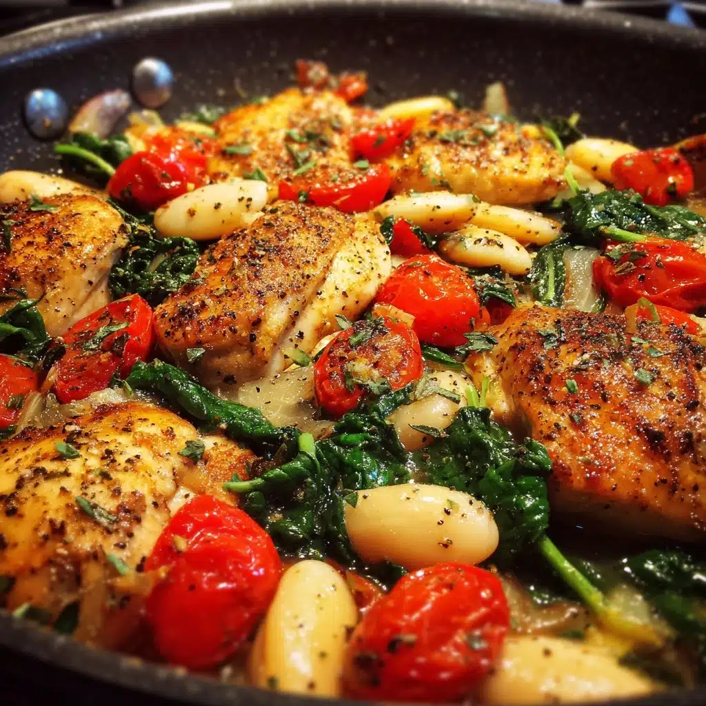 Herbed Chicken with Cannellini Beans Recipe - Recipe Image