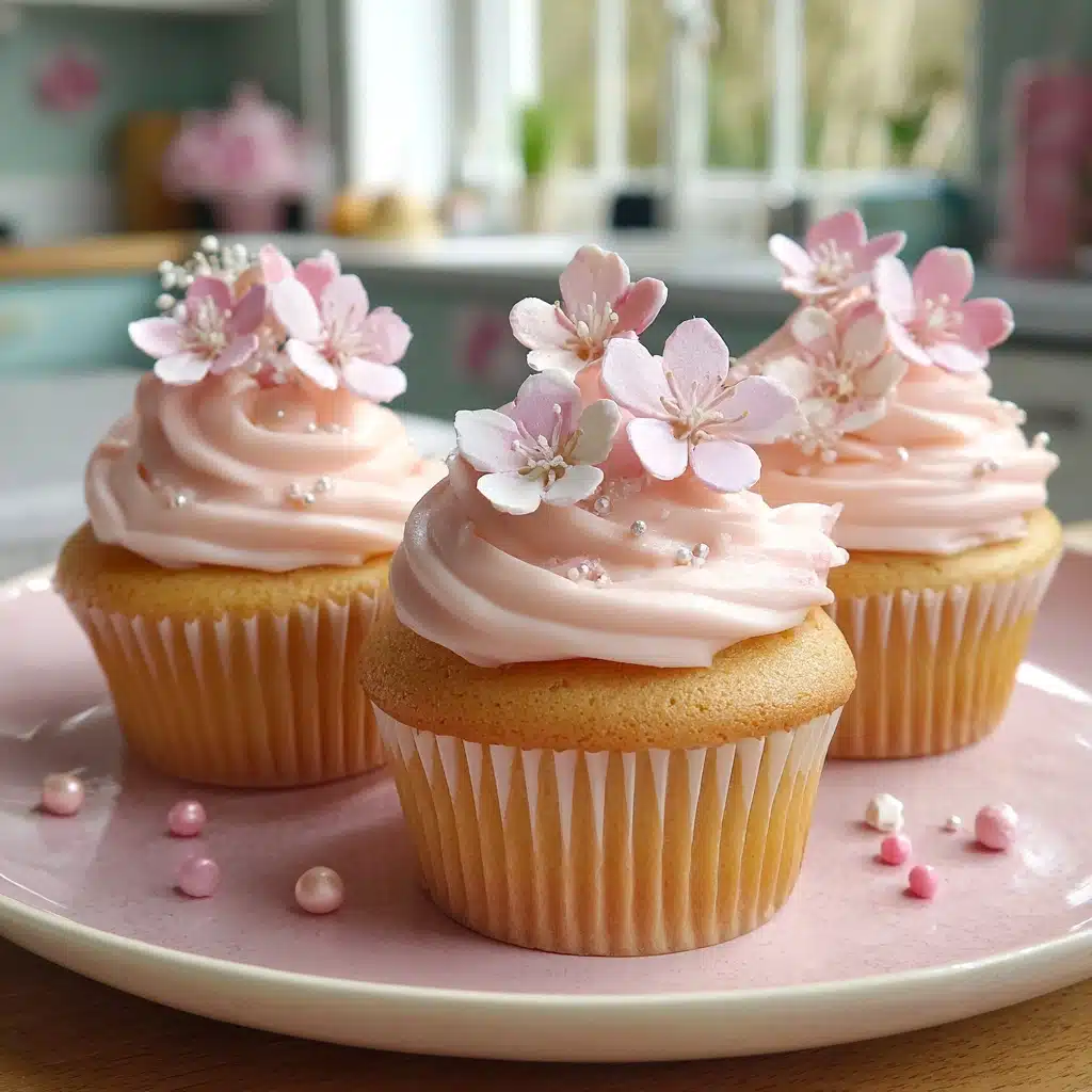 Cherry Blossom Cupcakes Recipe - Recipe Image