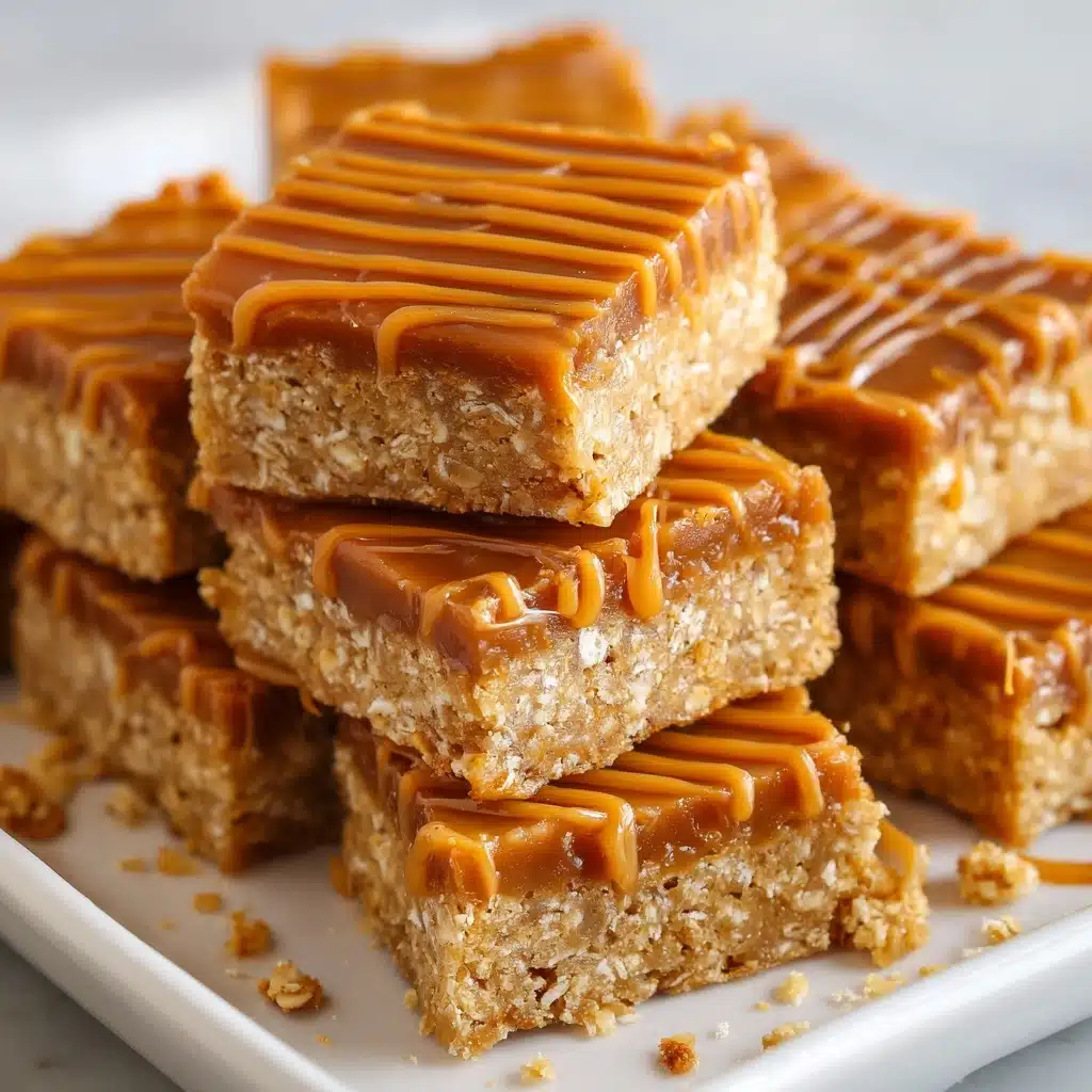 Peanut Butter Oatmeal Bars Recipe - Recipe Image