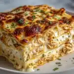Garlic Butter Shrimp Scampi Lasagna Recipe
