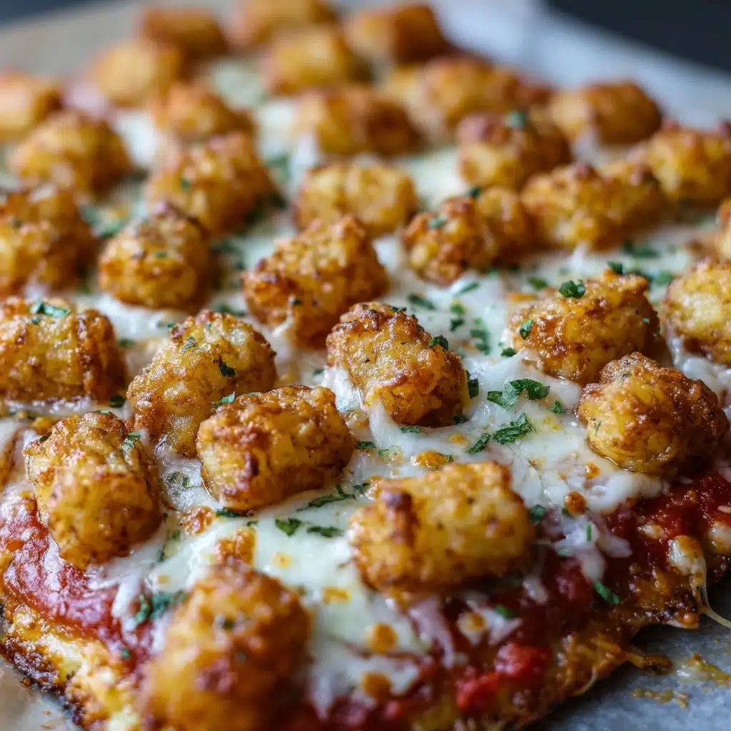 Tater Tot Pizza Recipe - Recipe Image