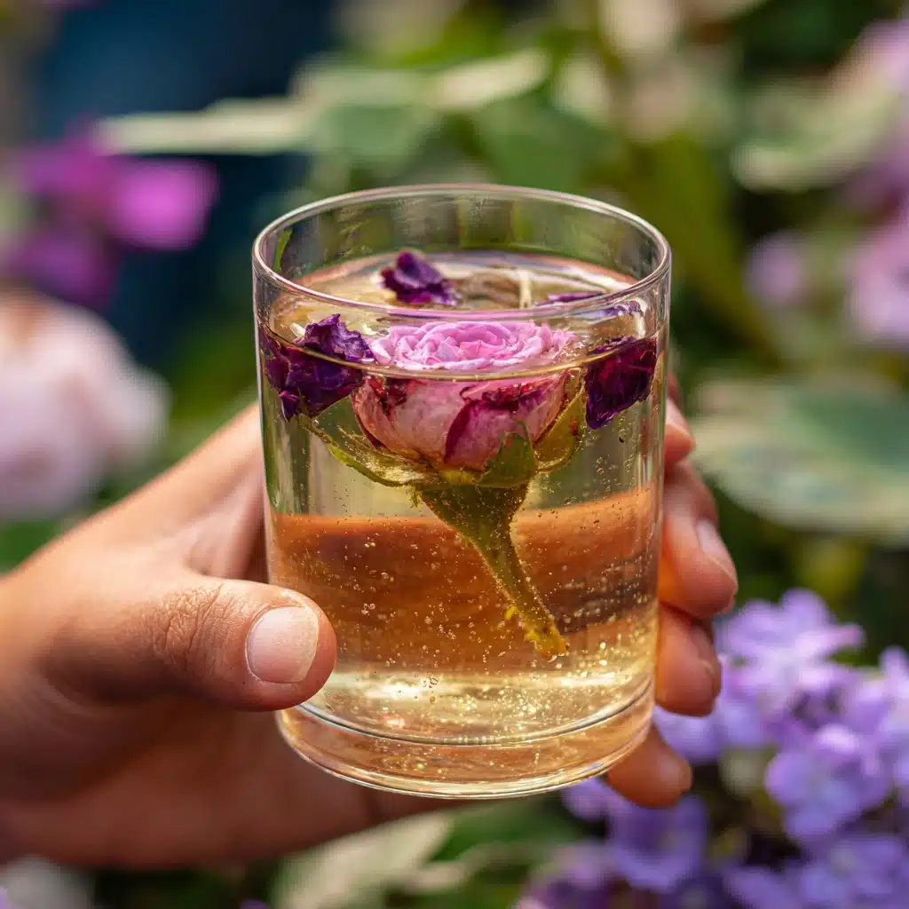 Rose Simple Syrup Recipe - Recipe Image