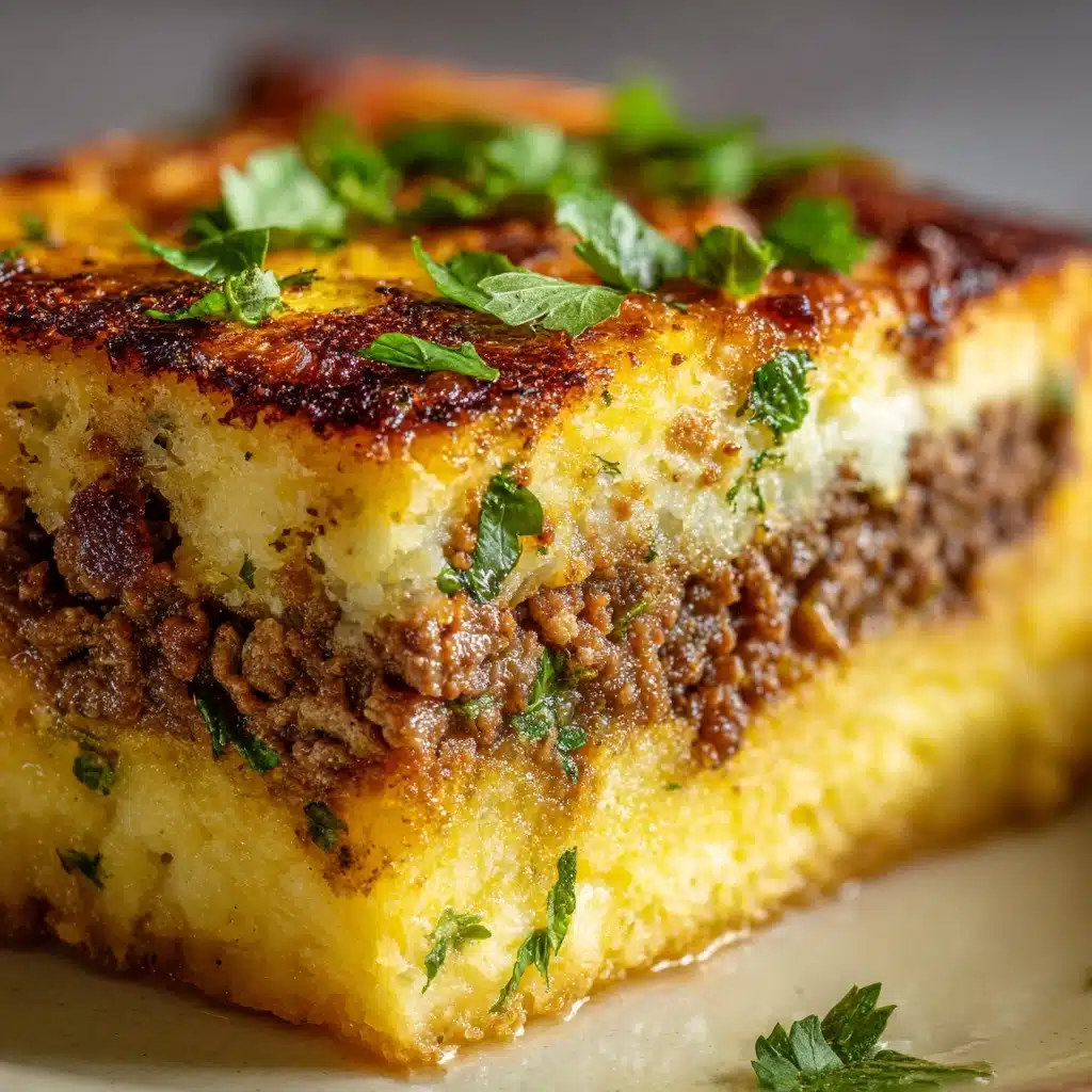 Mashed Potato Pancakes with Ground Beef Filling Recipe - Recipe Image