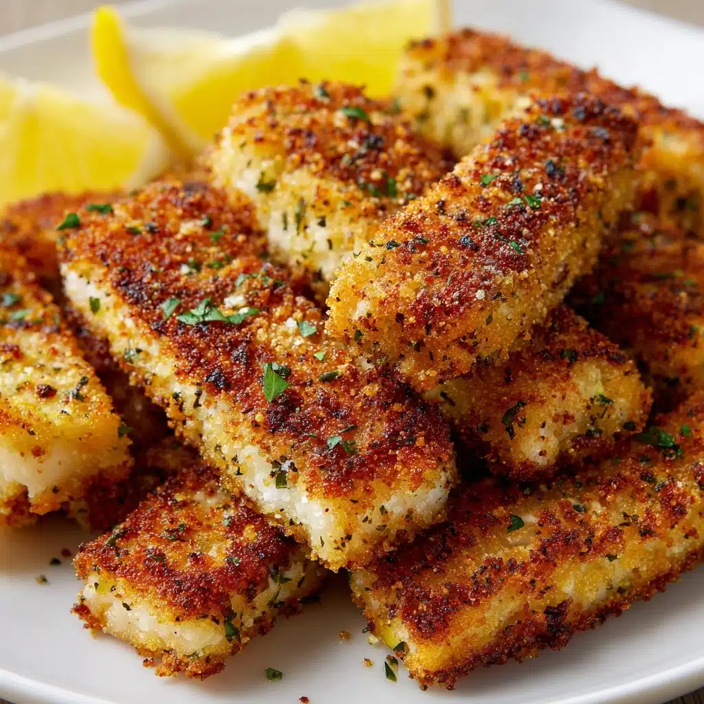 Lemon Garlic Parmesan Chicken Tenders Recipe - Recipe Image