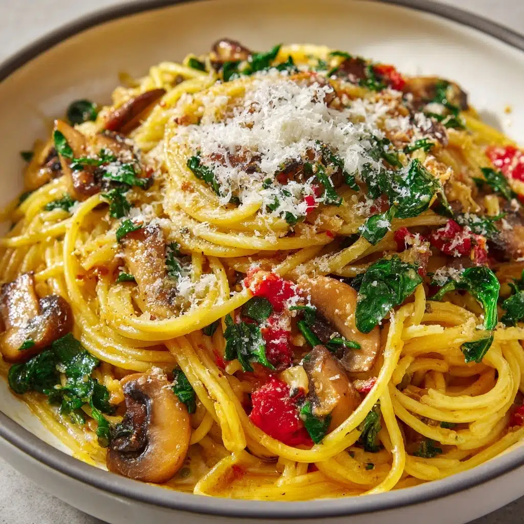 One-Pot Vegetarian Spaghetti Recipe - Recipe Image