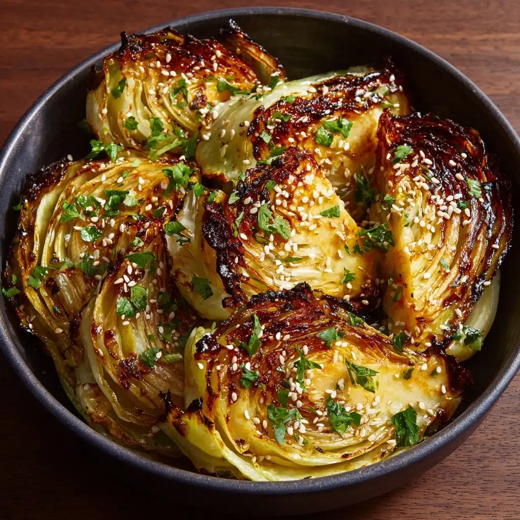 Miso Butter Roasted Cabbage Wedges Recipe - Recipe Image