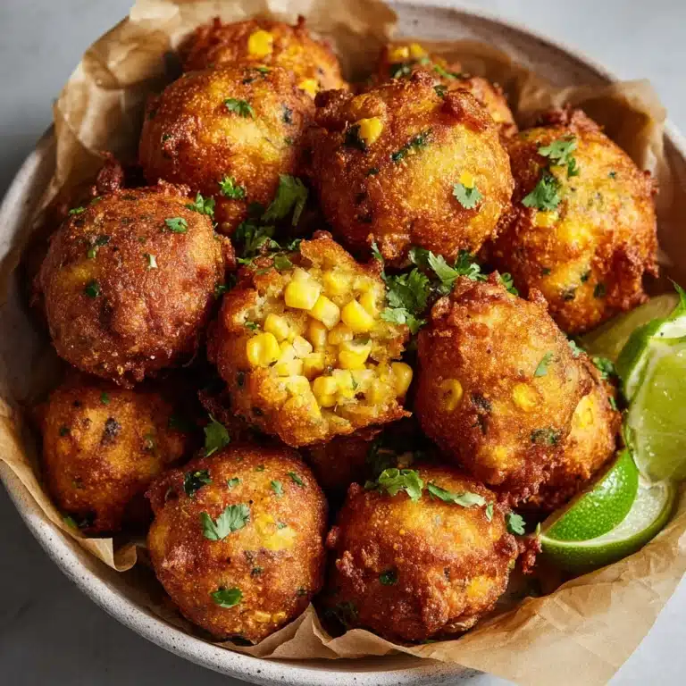 Mexican Street Corn Fritters Recipe