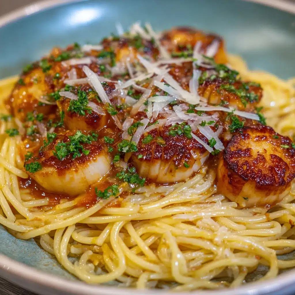 Garlic Butter Chicken Bites with Creamy Parmesan Pasta Recipe