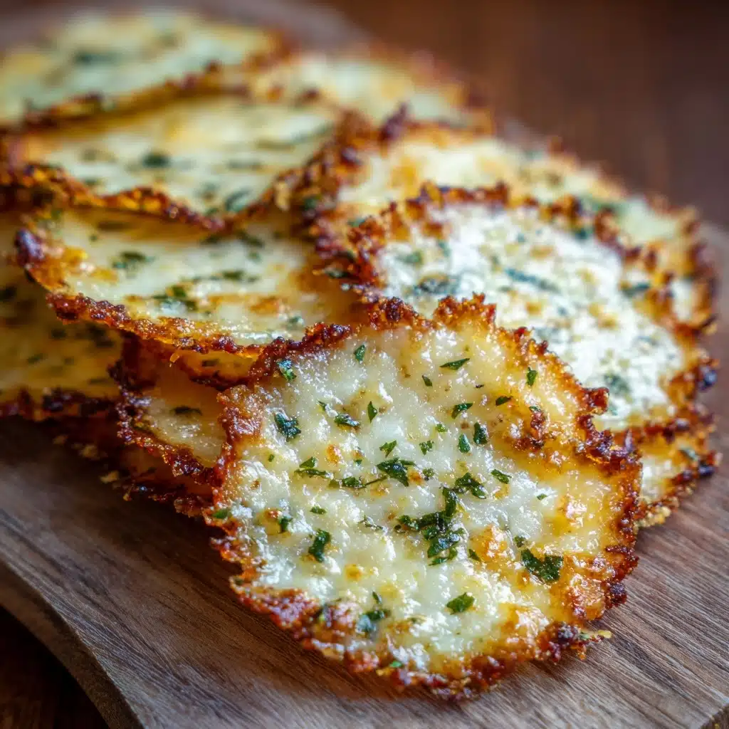 Spinach Dip Cheese Crisps Recipe - Recipe Image