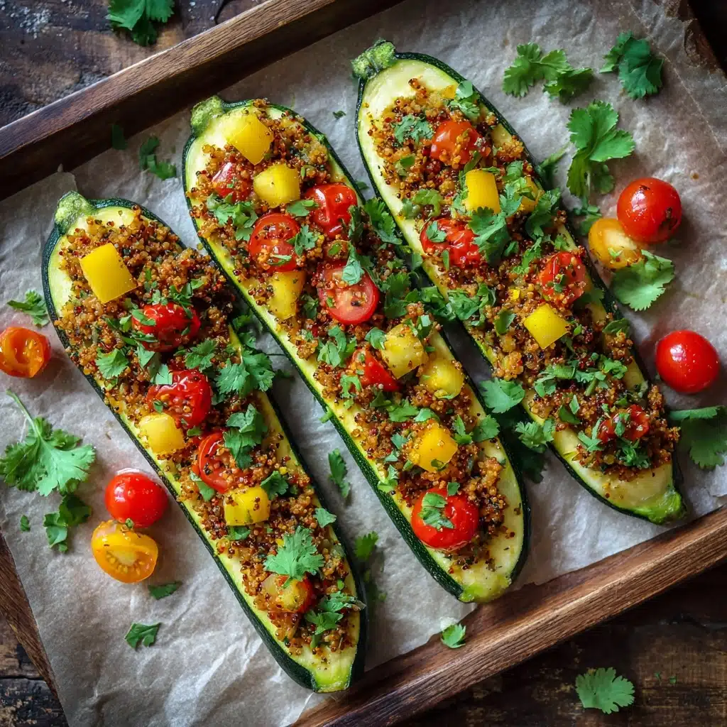 Turkey and Veggie Stuffed Zucchini Boats Recipe - Recipe Image