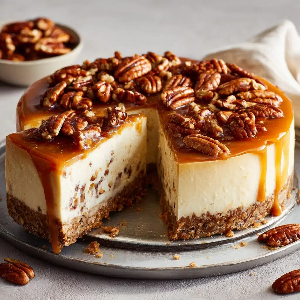Butter Pecan Cheesecake Recipe - Recipe Image