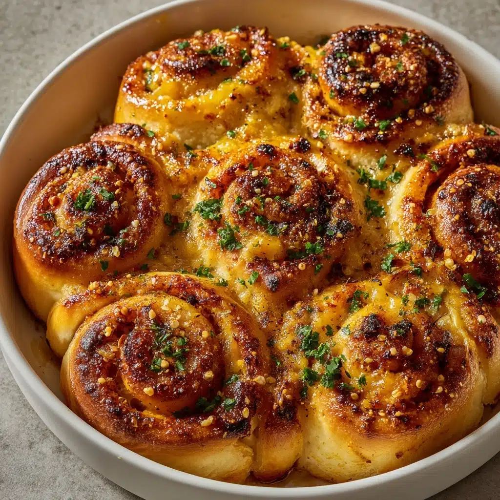 Garlic Parmesan New York Pizza Rolls Recipe - Recipe Image