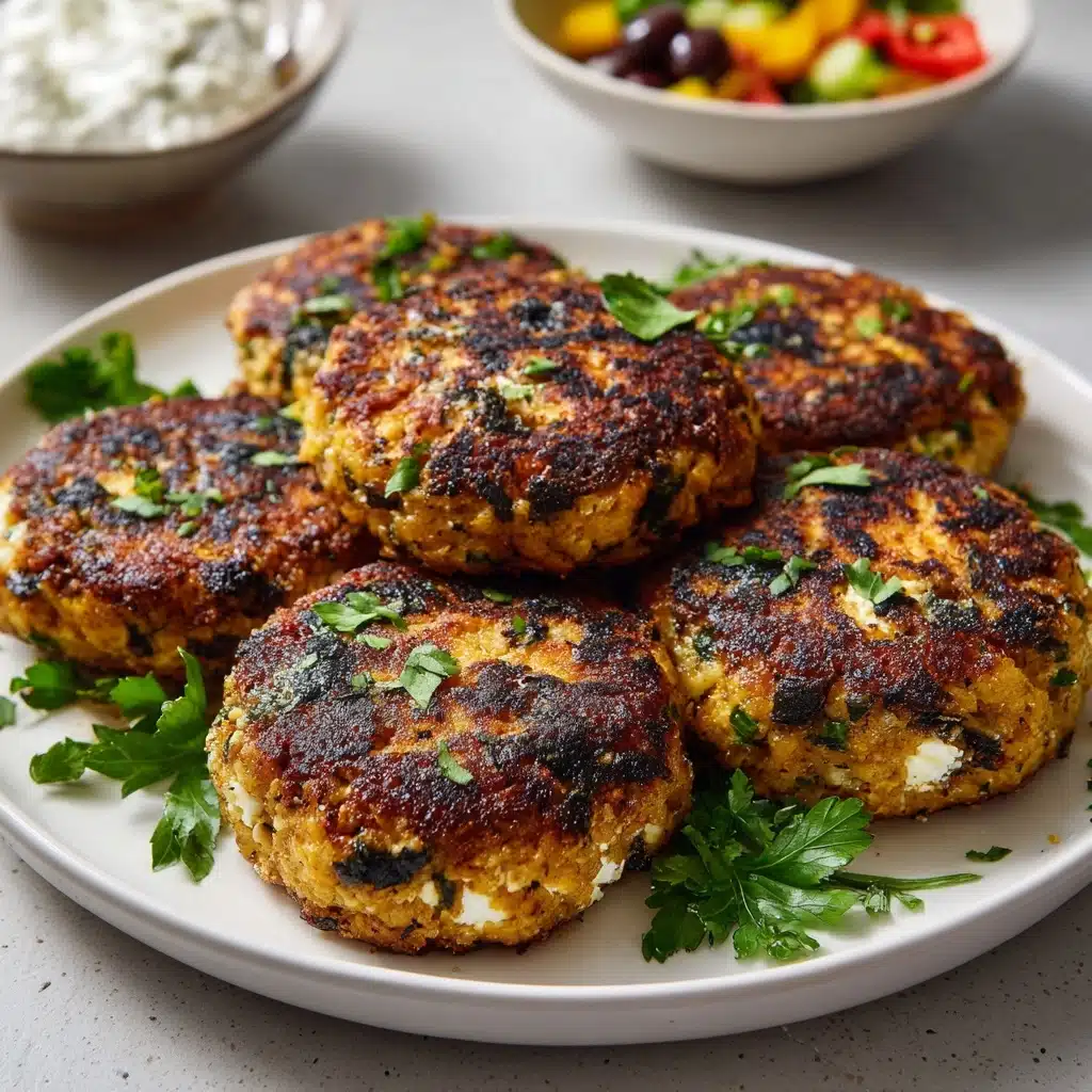 Mediterranean Chicken Patties Recipe