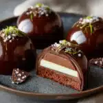 Salted Caramel Chocolate Mousse Domes Recipe