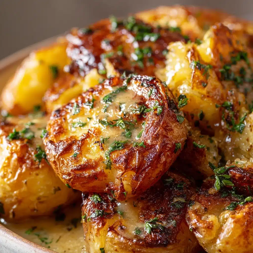 Honey Mustard Smashed Potatoes Recipe - Recipe Image