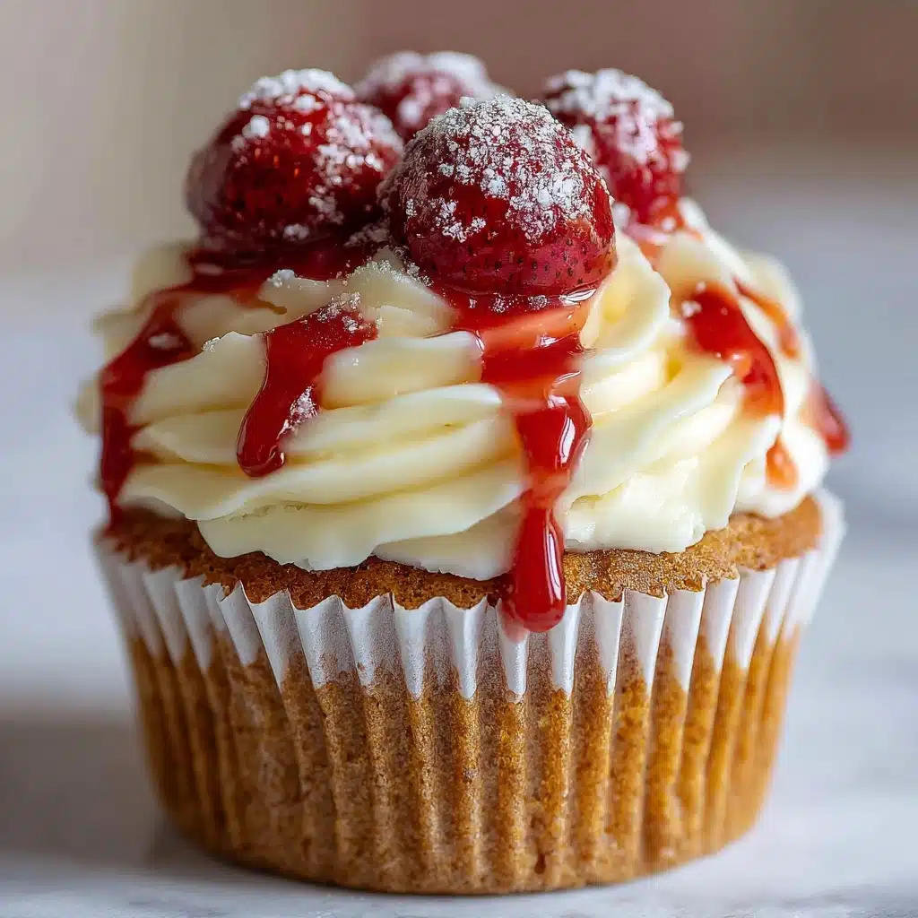 Strawberry Cheesecake Cupcakes Recipe - Recipe Image