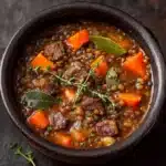 Moroccan-Spiced Beef and Lentil Stew Recipe