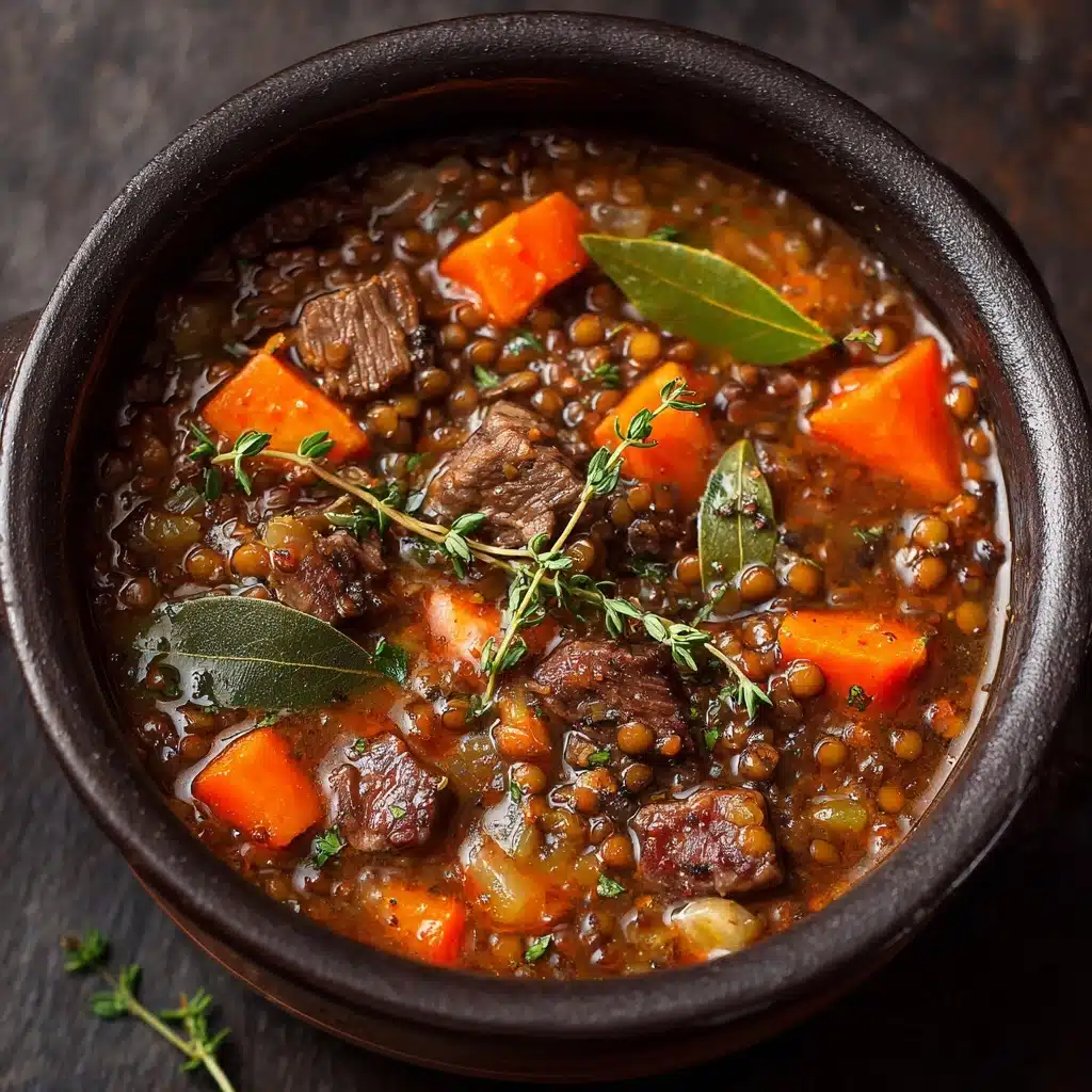 Moroccan-Spiced Beef and Lentil Stew Recipe - Recipe Image