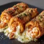 Deep-Fried Shrimp Alfredo Burrito Bites Recipe
