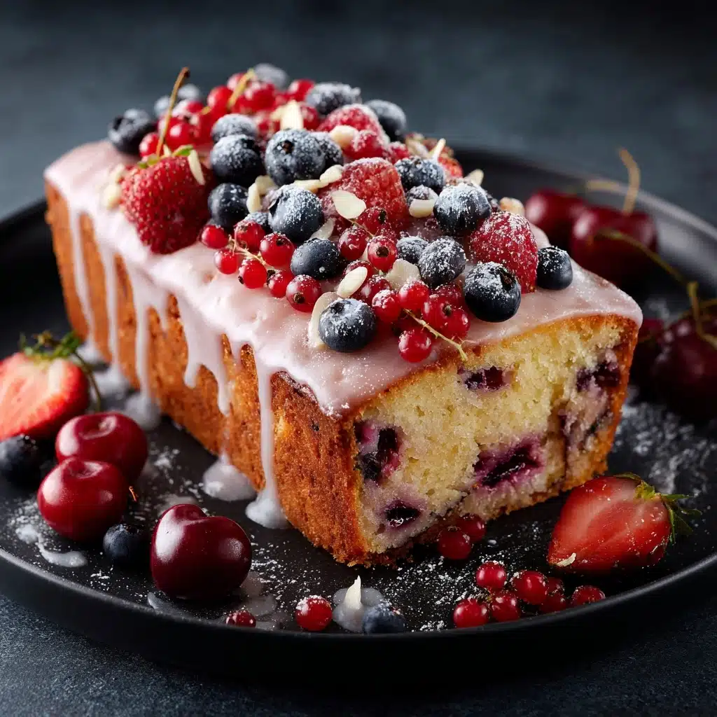 Bakewell Loaf Cake Recipe - Recipe Image