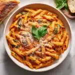 Creamy Tomato and Basil Penne Pasta Recipe