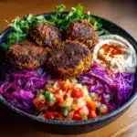 Easy Chicken Falafel Bowls Recipe