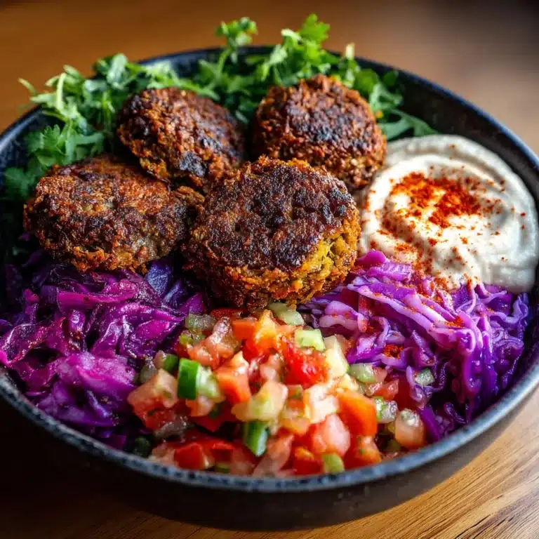 Easy Chicken Falafel Bowls Recipe