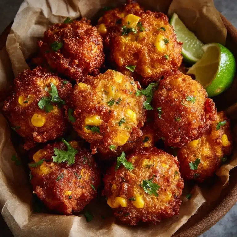 Mexican Street Corn Fritters Recipe