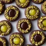 Chocolate Pistachio Cream Thumbprints Recipe