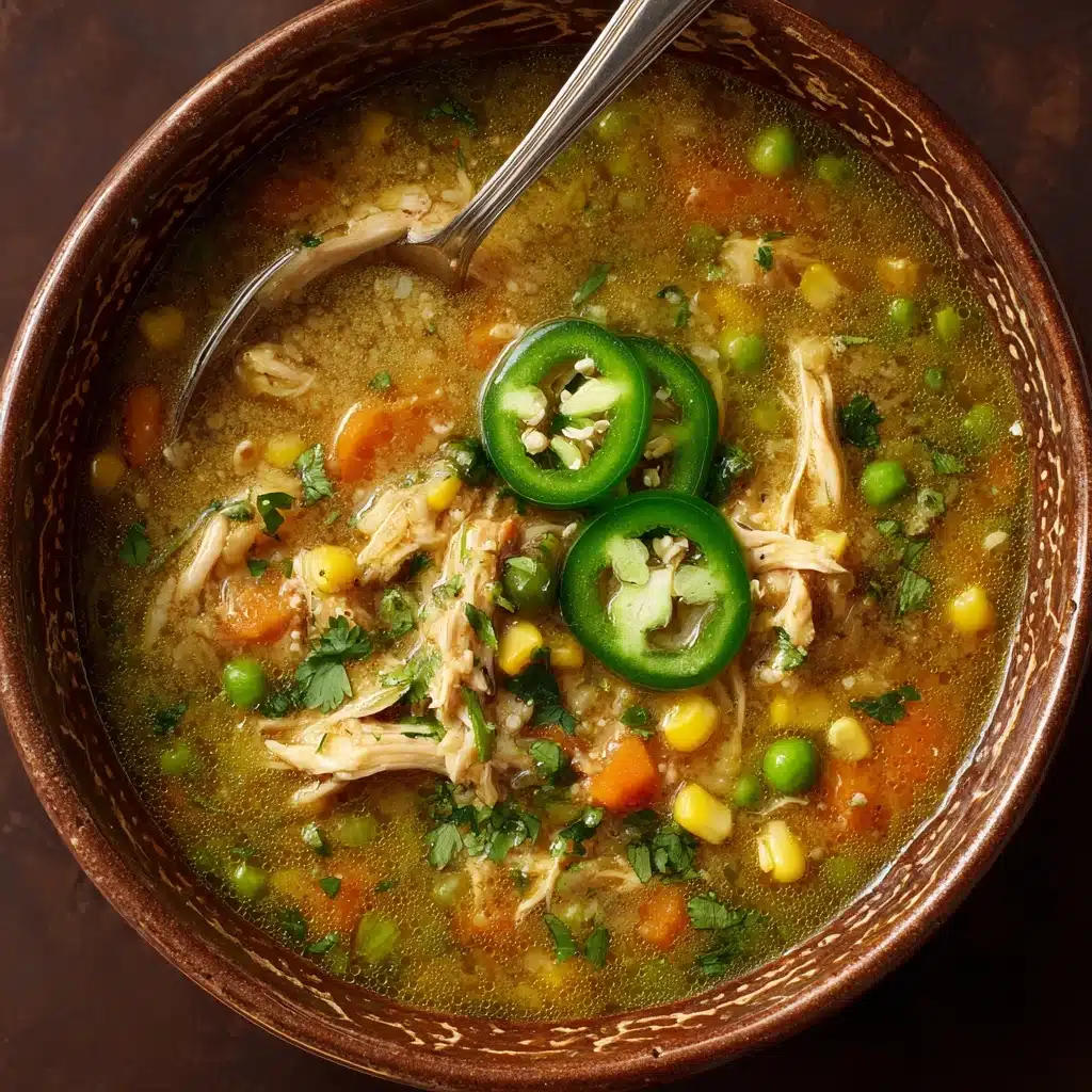Crock Pot Green Enchilada Chicken Soup Recipe