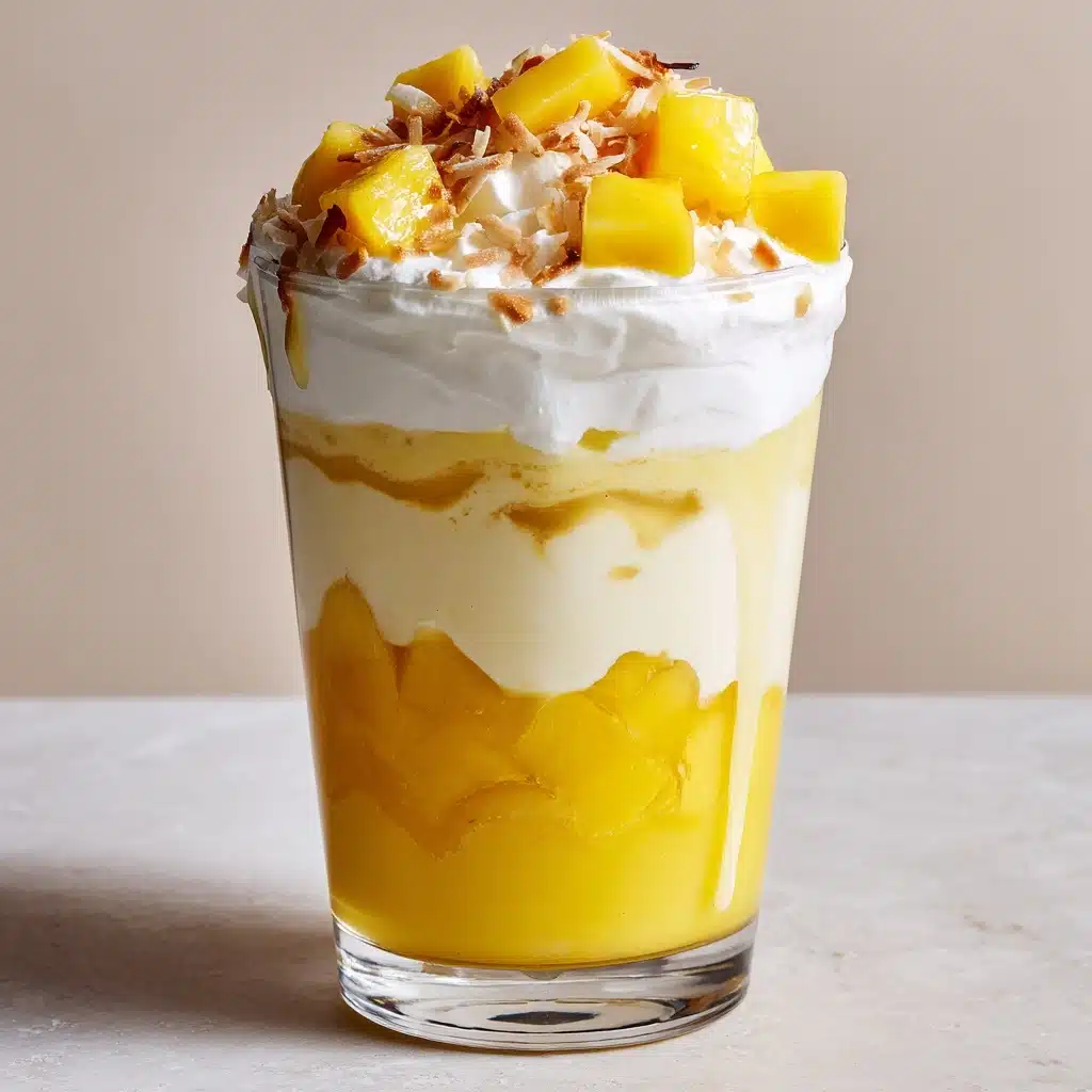 Mango Coconut Float Milkshake Recipe - Recipe Image