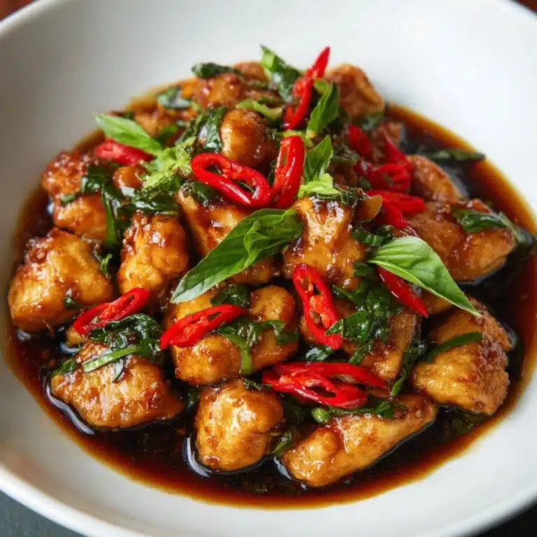 Thai Basil Chicken Recipe