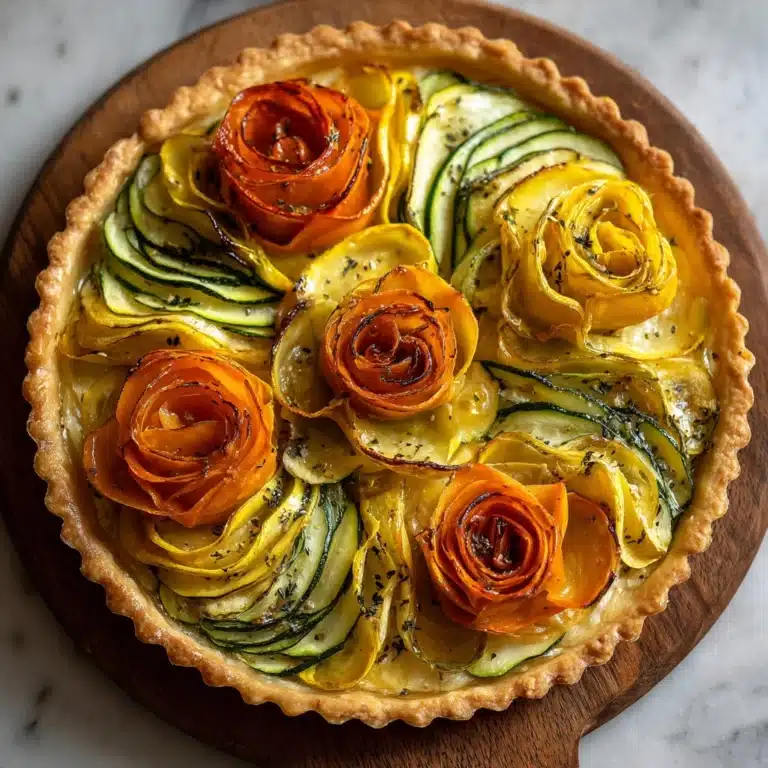 VEGETABLE TART IN BUTTERY PUFF PASTRY Recipe