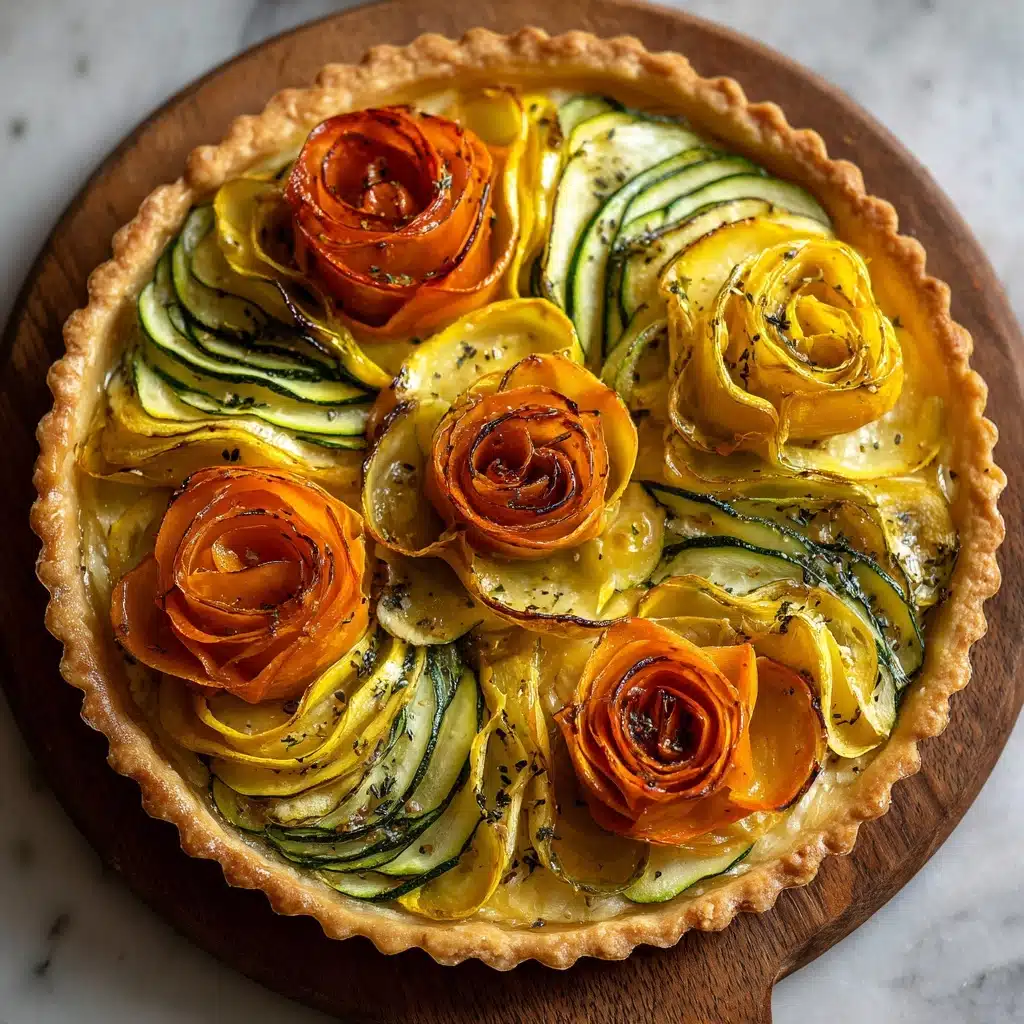 VEGETABLE TART IN BUTTERY PUFF PASTRY Recipe