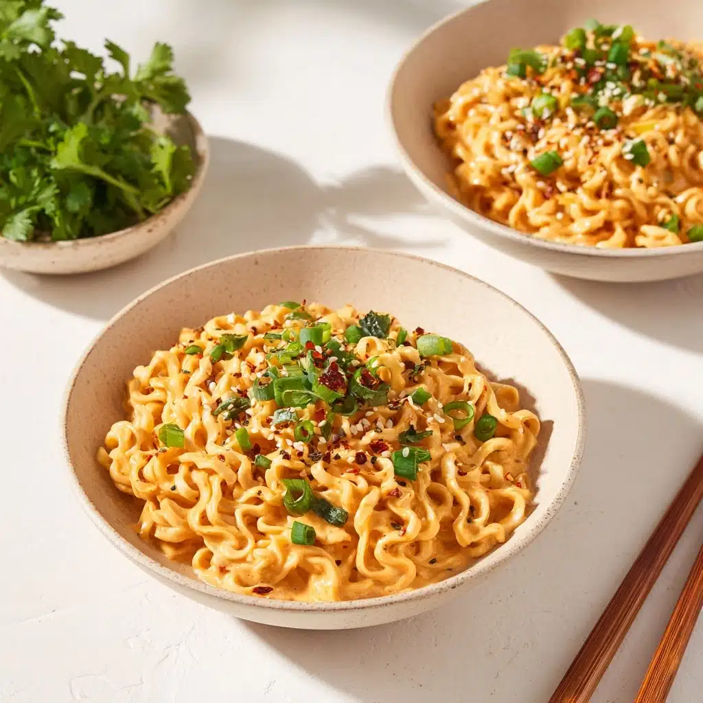 Easy Peanut Butter Ramen Noodles Recipe - Recipe Image
