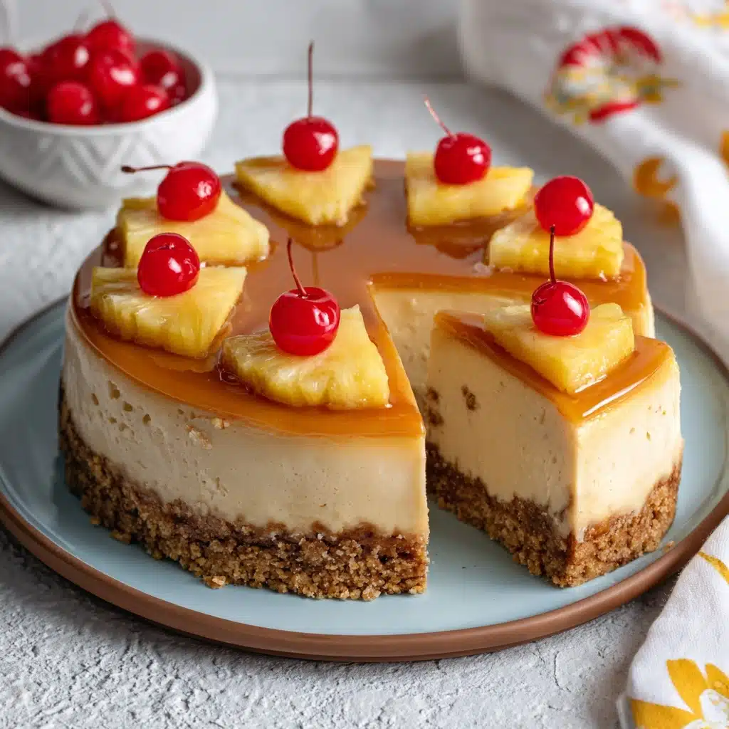 Pineapple Upside-Down Cheesecake Recipe